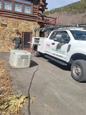 Generator installation project 5