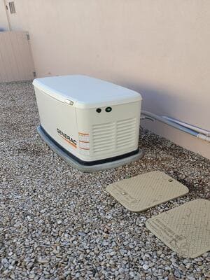 Generator installation project 8