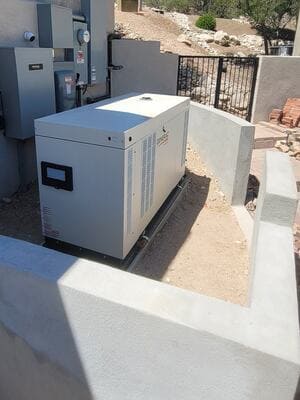 Generator installation project 9