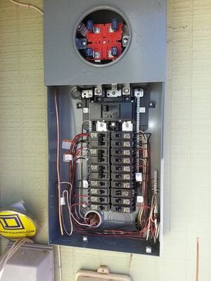Generator installation project 10