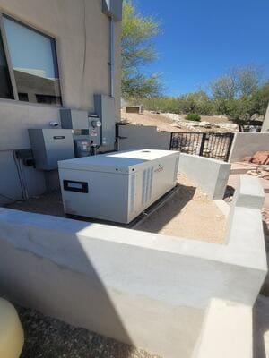 Generator installation project 11