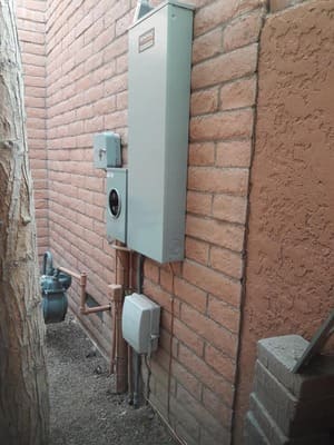 Generator installation project 13
