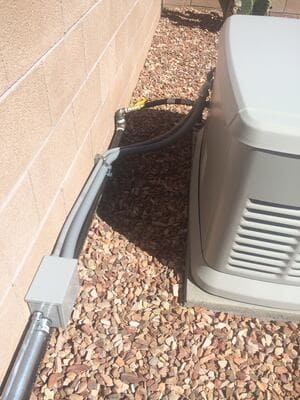 Generator installation project 18
