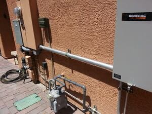 Generator installation project 20