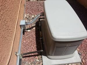 Generator installation project 21