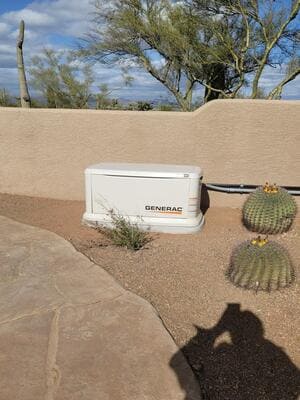 Generator installation project 22