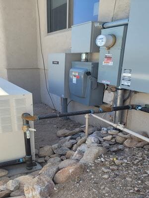 Generator installation project 27