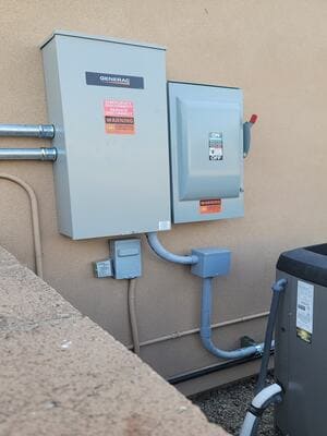 Generator installation project 28